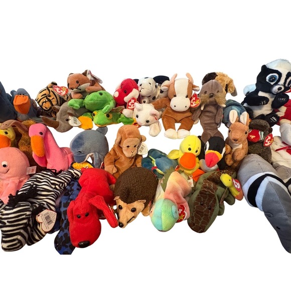 40 Ty Beanie Babies w/ swing tags - Picture 5 of 6